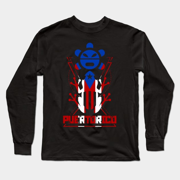 Puerto Rico Long Sleeve T-Shirt by Insomnia_Project